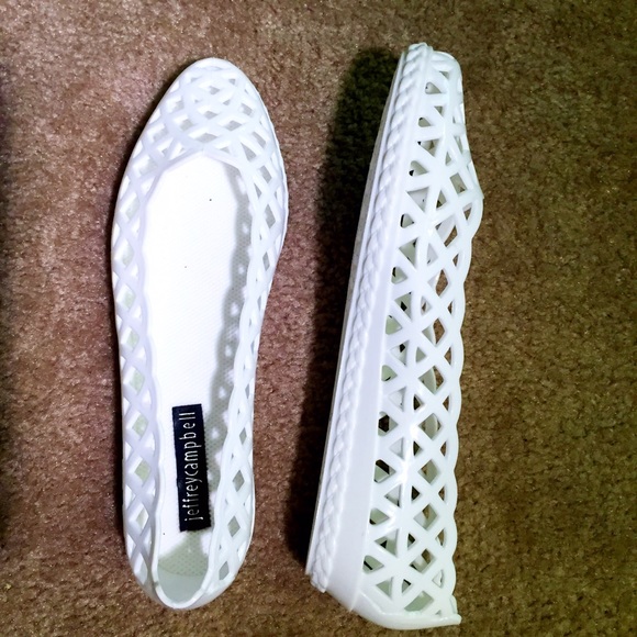 Jeffery Campbell white jelly size 8.5 New w/o box - Picture 2 of 3