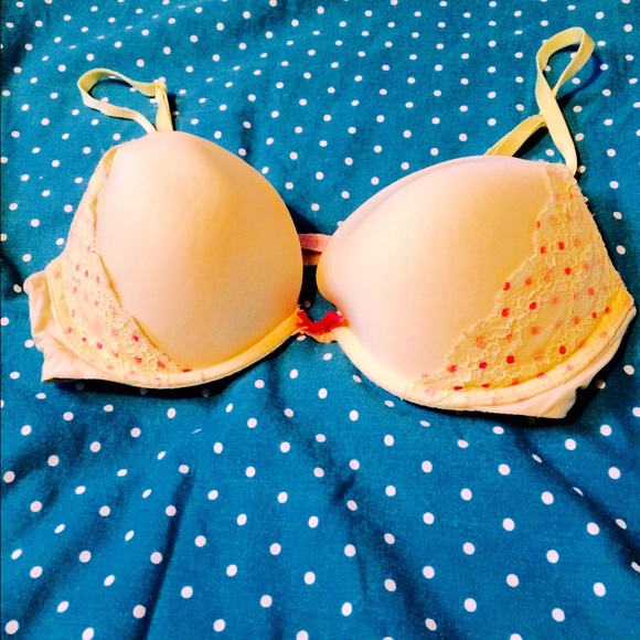 Victoria's Secret Tops - 💥 FINAL SALE VS yellow polkadot bra