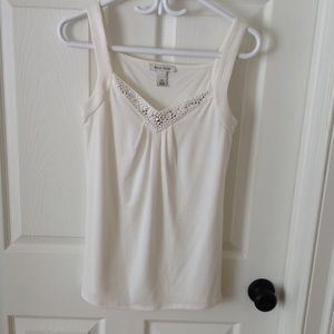 WHBM cream tank top