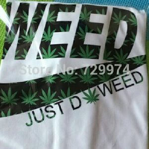 Weed collage logo printing good te shirt men women