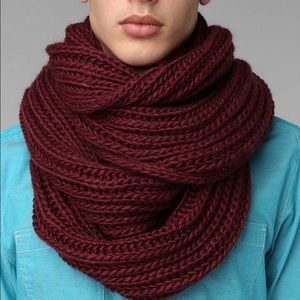 Urban Outfitters purple big infinity scarf
