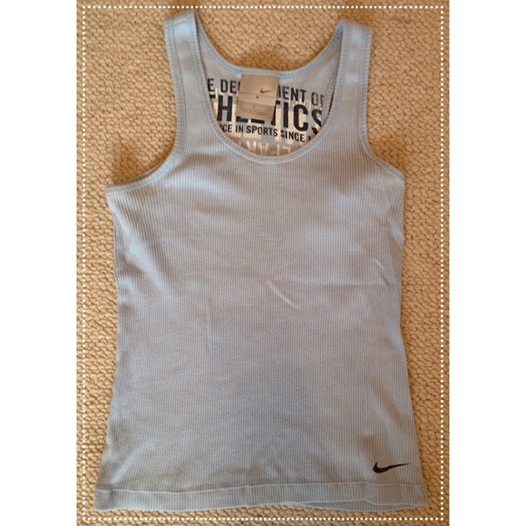 Cute Blue Nike Tank Top!