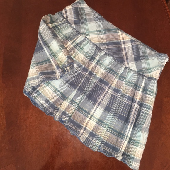 Plaid Skirt.