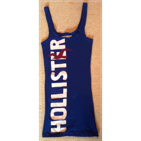 Navy Blue Hollister Tank Top!
