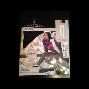 NWT Cuddl Duds Warm Layer Leggings