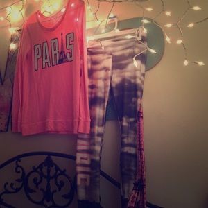 💥Paris shirt and legging set💥