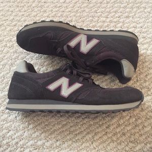 Purple and Grey New Balance Sneakers