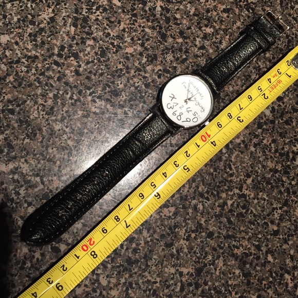 Whatever, I'm late anyway watch. BLACK - Picture 2 of 4