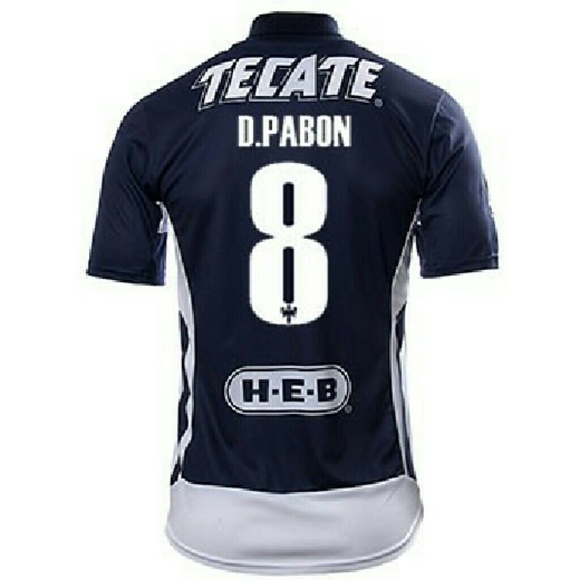 Tops - Monterey Soccer Jersey Funes Pabon Mexico Football Tops - Monterey Soccer Jersey Funes Pabon Mexico Football