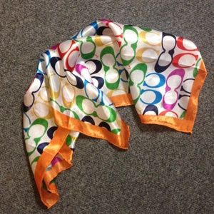 Multicolored small scarf