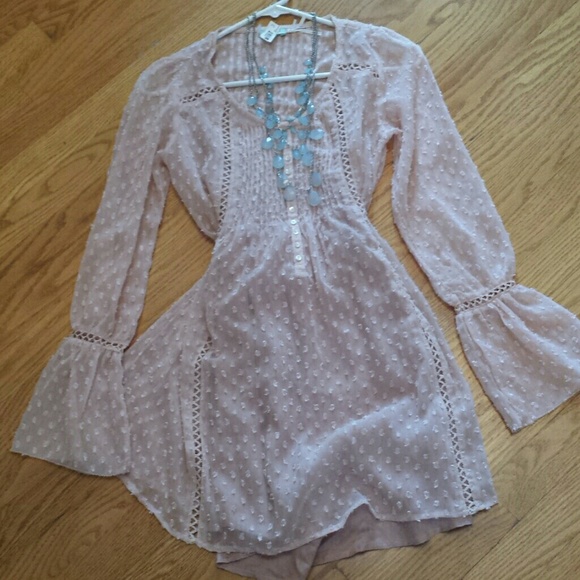 Pink boho dress/tunic - Picture 2 of 4
