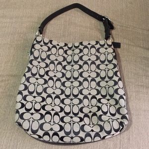 ❌SOLD❌Authentic Black and Grey Coach Bag