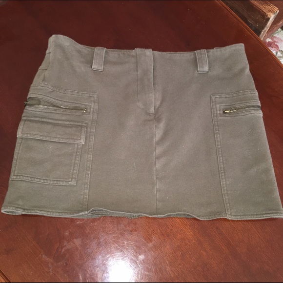 Forest Green Mini Skirt
