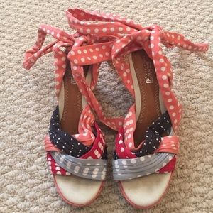 Sperry Tie Up Wedges