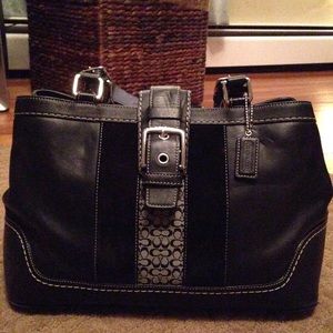 COACH leather satchel