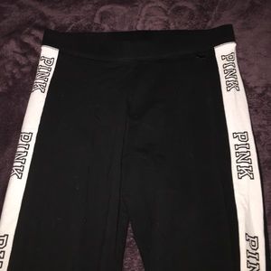 PINK Victoria's Secret Black Lounge Leggings