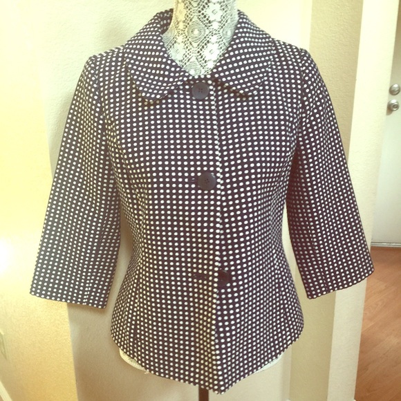Adorable Polka Dot Alfani Coat