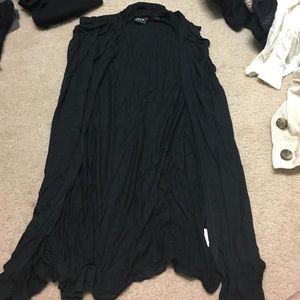 sleeves black cardigan