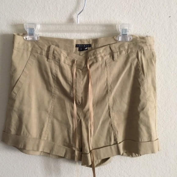 Theory linen shorts