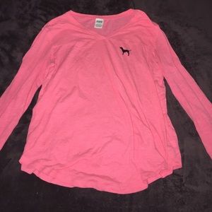 PINK Victoria's Secret Lounge Long Sleeve Tee
