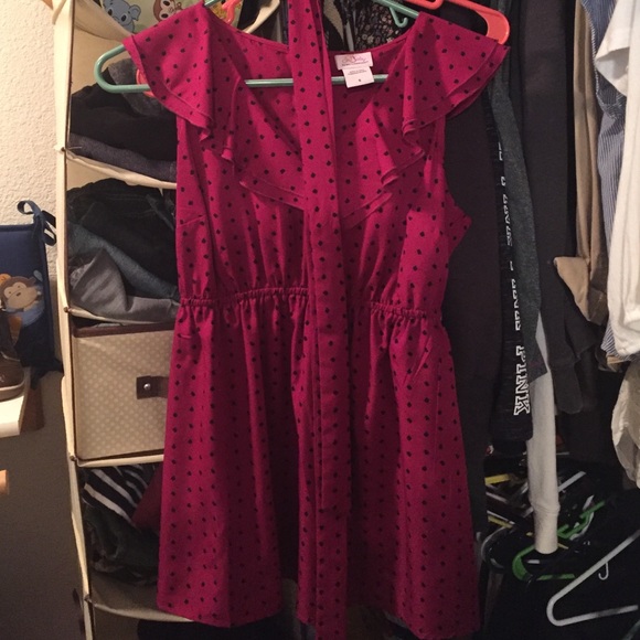 Polka dot MATERNITY blouse with belt - Picture 1 of 2