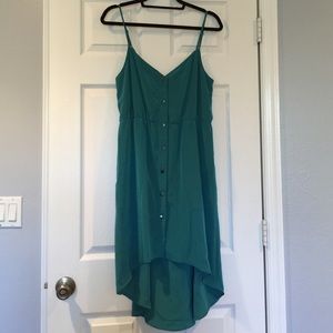 Snap Front Hi-Lo Dress