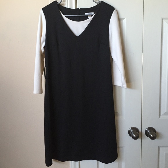 Black and white dress
