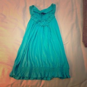 Teal tank