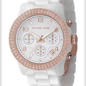 Michael Kors chronograph Swarovski watch