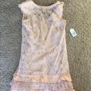 Jessica Simpson blush lace dress