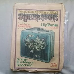 October 27,1974 Rolling Stone Edition Newspaper
