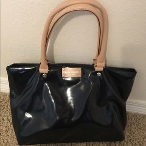 Kate Spade Black Patent Leather Tote Bag