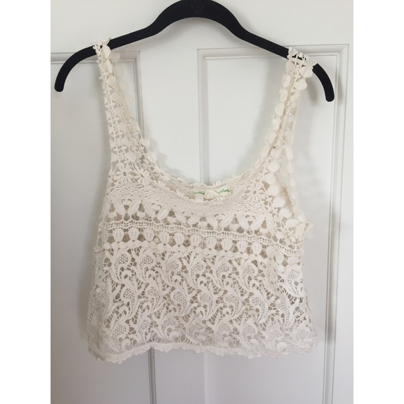 Urban Outfitters Crochet Crop Tank