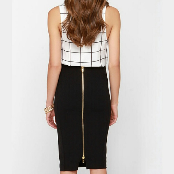 H&M Black Pencil Skirt