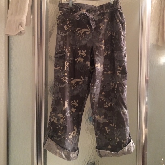 Camo cargo pants
