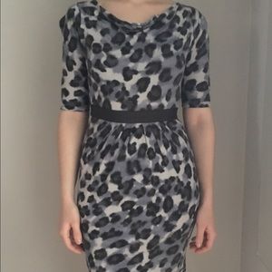 Banana Republic Blue Leopard Dress