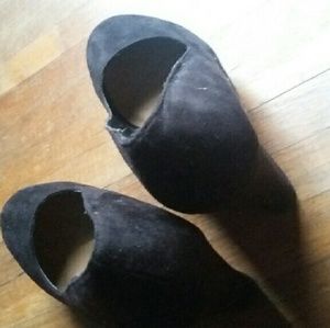 Rue 21 Navy blue wedges