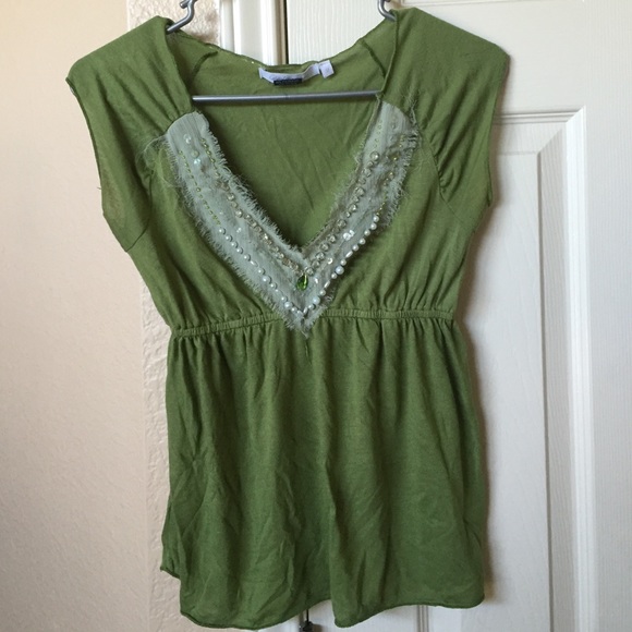 Decorative green shirt
