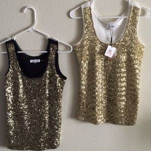 Calvin Klein sparkle tees
