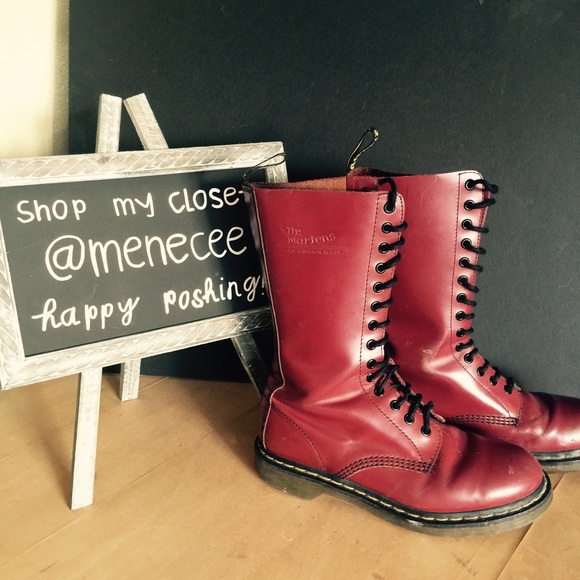 14 hole oxblood doc martens