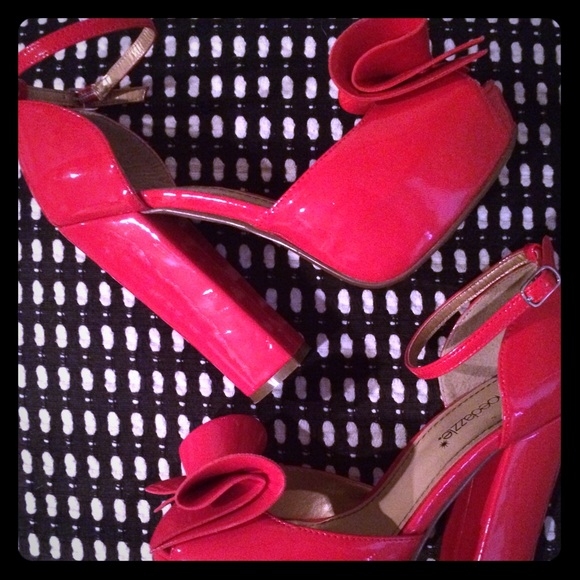 RED Patent Leather Platforms💃🏽