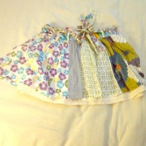 Cute multi-patterned skirt