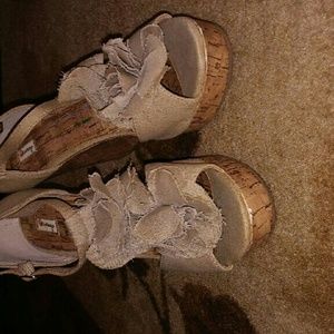 Women's OlsenBoye Beige Wedges