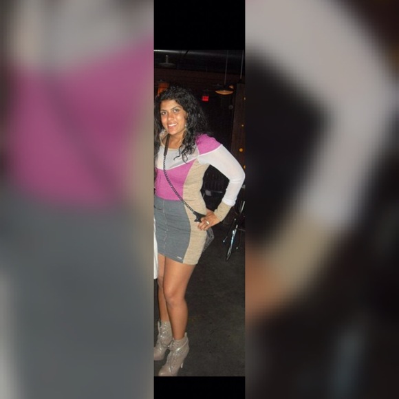 sheer long sleeve dress - Picture 2 of 2