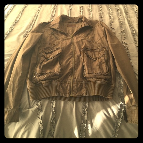 Army Green Bomber Jacket