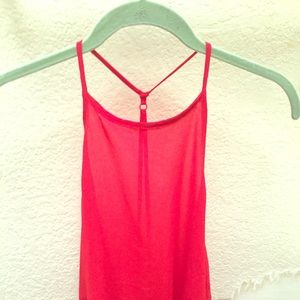 Red tank shirt