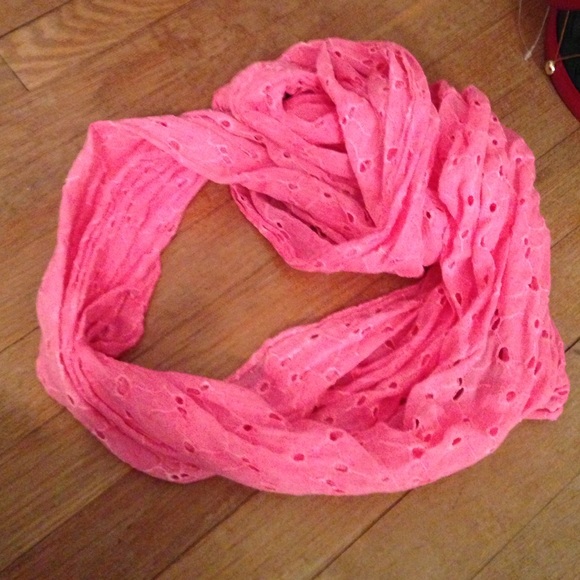 Beautiful bright pink scarf