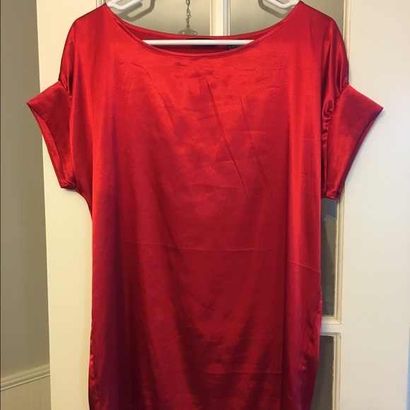 Red New York & Company blouse
