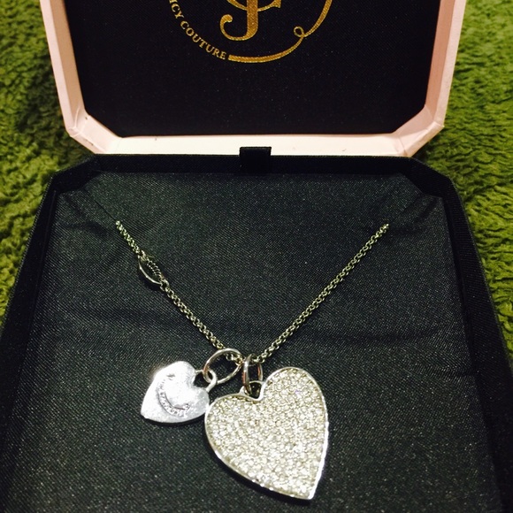 Silver Heart Juicy Couture Necklace