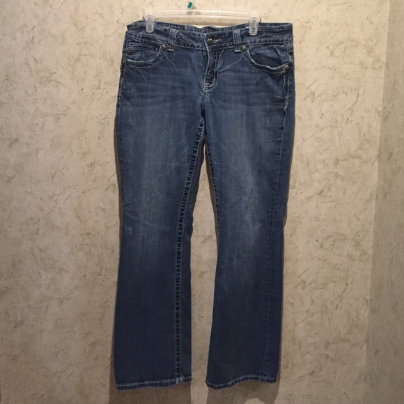 Size 33 Miss Me Jeans with Crosses Bootcut